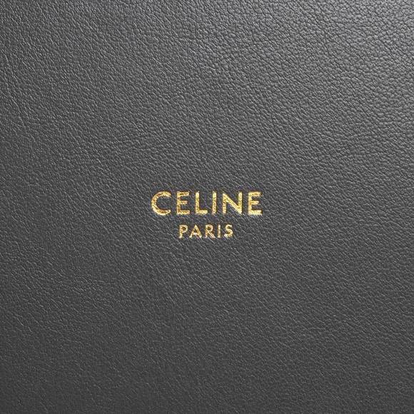 Celine Bucket 2way Shoulder Handbag Crossbody Calfskin Black - Picture 7 of 10